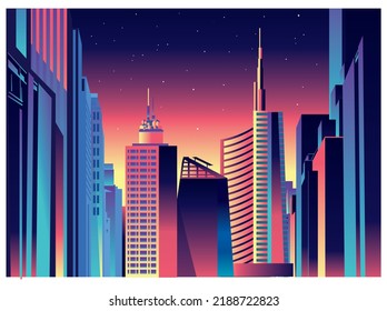 Milan Italy skyline vector illustration