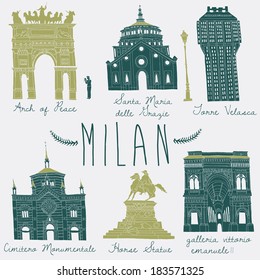 Milan landmarks and monuments