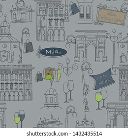 milan pattern seamless design graphic