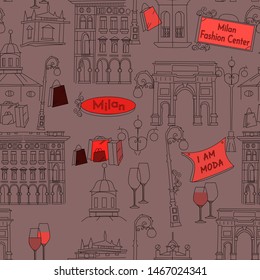 milan pattern seamless design graphic