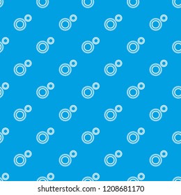 Mildew virus pattern vector seamless blue repeat for any use