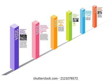 Milestone Company, Timeline, Roadmap,Infographic Vector.