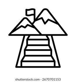 Elemento de icono de marca de hito para diseño
