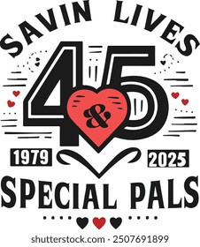 Milestone Moments: 45 Years of Special Pals in Lifesaving Action