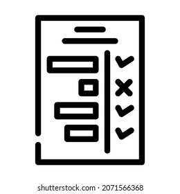 milestone planning line icon vector. milestone planning sign. isolated contour symbol black illustration