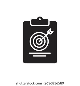 Milestone Target Symbol for Goal Setting and Project Progress