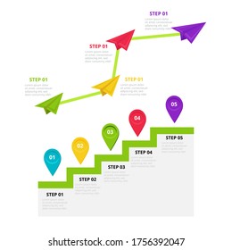 Milestone, timeline templates set for presentation, business concept, vector design. Infographic elements of milestone, timeline, icon for design concept, annual report, presentation. Vector design.