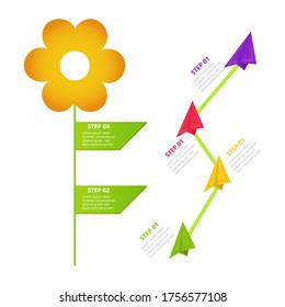 Milestone, timeline templates set for presentation, business concept, vector design. Infographic elements of milestone, timeline, icon for design concept, annual report, presentation. Vector design.