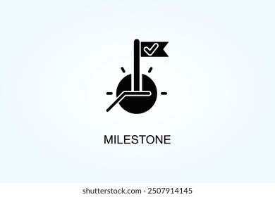 Vector De Hito O Ilustración De Símbolo De Logotipo