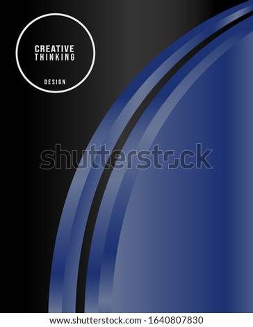 Milimalist and powerfull gradient with black and white color. Futuristic background and creative cover design. Trendy and elegant. Can be use in brochure, flyer, poster, wallpaper