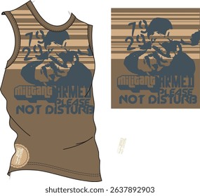 Militant Armed Please Do Not Disturb Tank Top