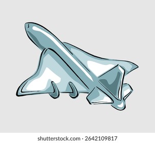 Military aircraft in action vector drawing of Helicopter, transport plane, fighter plane, medic helicopter, fighter aircraft, supersonic bomber