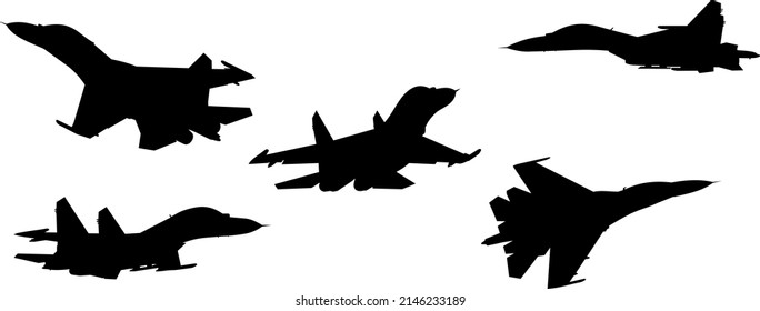 military aircraft collection. graphic arts