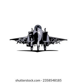 Military Aircraft Fighter illustration design