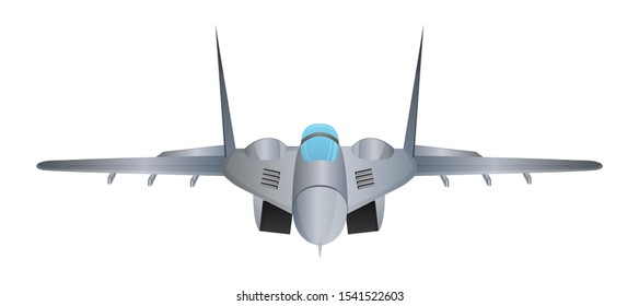 military airplane white background