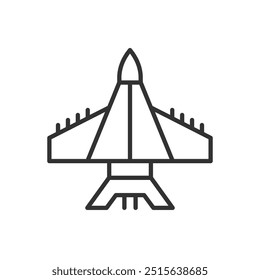 military aircraft icon - Jet fighter icon