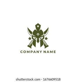 Tactical Vektorillustration Logo von Military Airsoft