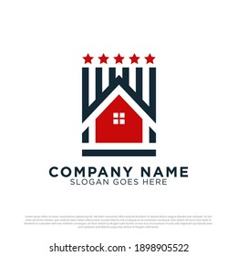 Military american real estate logo design inspiration, best for architecture building logo vector