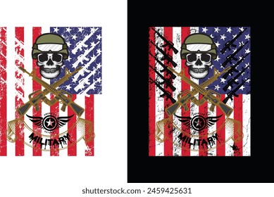 Military American veteran USA t shirt design and graphics design