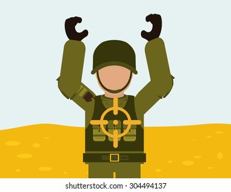 Military Armed Forces digital design, vector illustration 10 eps graphic