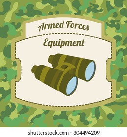 Military Armed Forces digital design, vector illustration 10 eps graphic