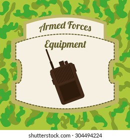 Military Armed Forces digital design, vector illustration 10 eps graphic