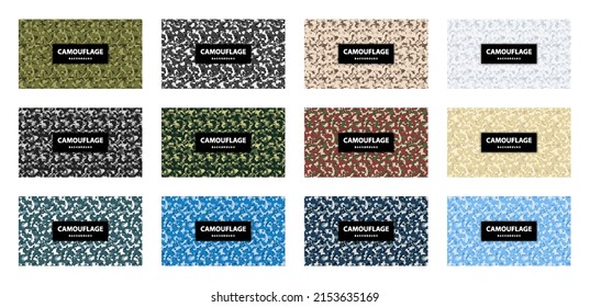 Military and army camouflage pattern background