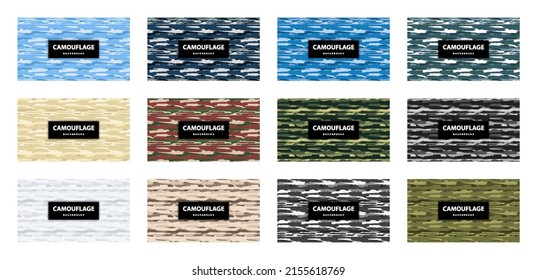 Antecedentes del patrón de camuflaje militar y militar