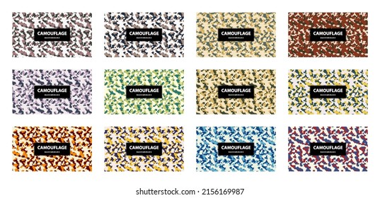 Military and army camouflage pattern background