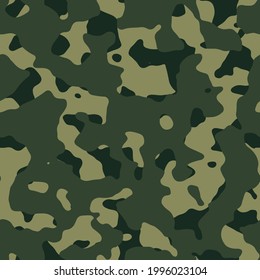 Military and army camouflage seamless pattern