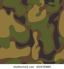 Military Army Camouflage Seamless Pattern