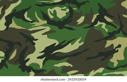 Military army camouflage texture pattern background. Indonesian army cloth pattern template