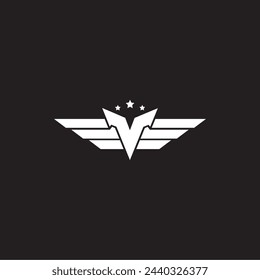 military army logo design template