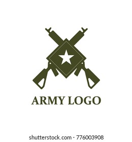 Military Army Logo Design Template Vector