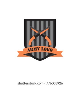 Military Army Logo Design Template Vector