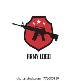 Military Army Logo Design Template Vector