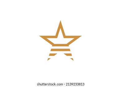 Military and Army monoline logo