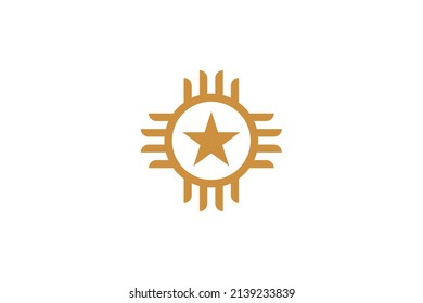 Military and Army monoline logo