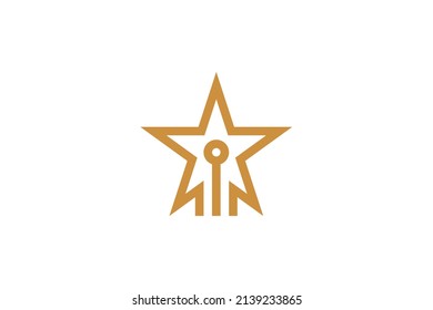 Military and Army monoline logo