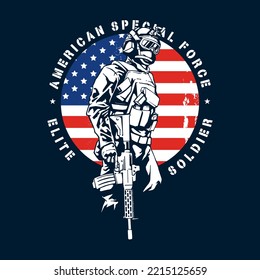 military artwork design for t-shirt design