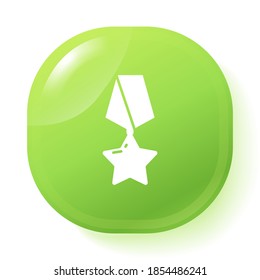 military award icon. Vector illustration EPS 10.