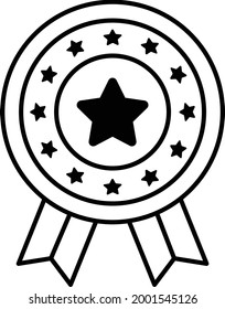 Military awards Concept, Armed forces Badge Vector Icon Design, US Independence Day Symbol, USA federal holiday Sign, Memorial or Patriot Day Stock illustration