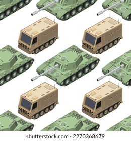 Military background army seamless pattern stock illustration backdrop