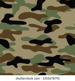 
military background camouflage bottomless vector on clothes