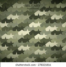 Military background. Camouflage stars and tents.