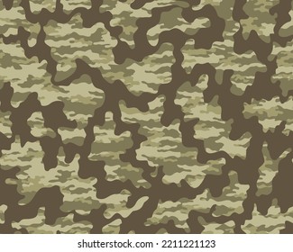 Military background camouflage trendy modern pattern, army classic texture.