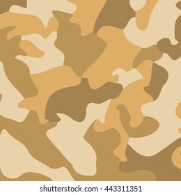 Military background of soldier camouflaging pattern. Vector Illustration.