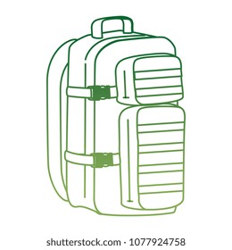 military bag isolated icon