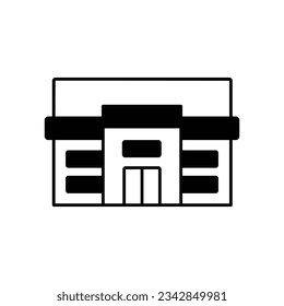 Military base vector icon which can easily modify or edit

