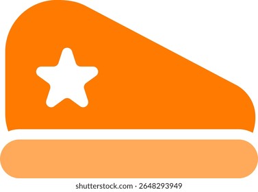 military beret icon dualtone style design